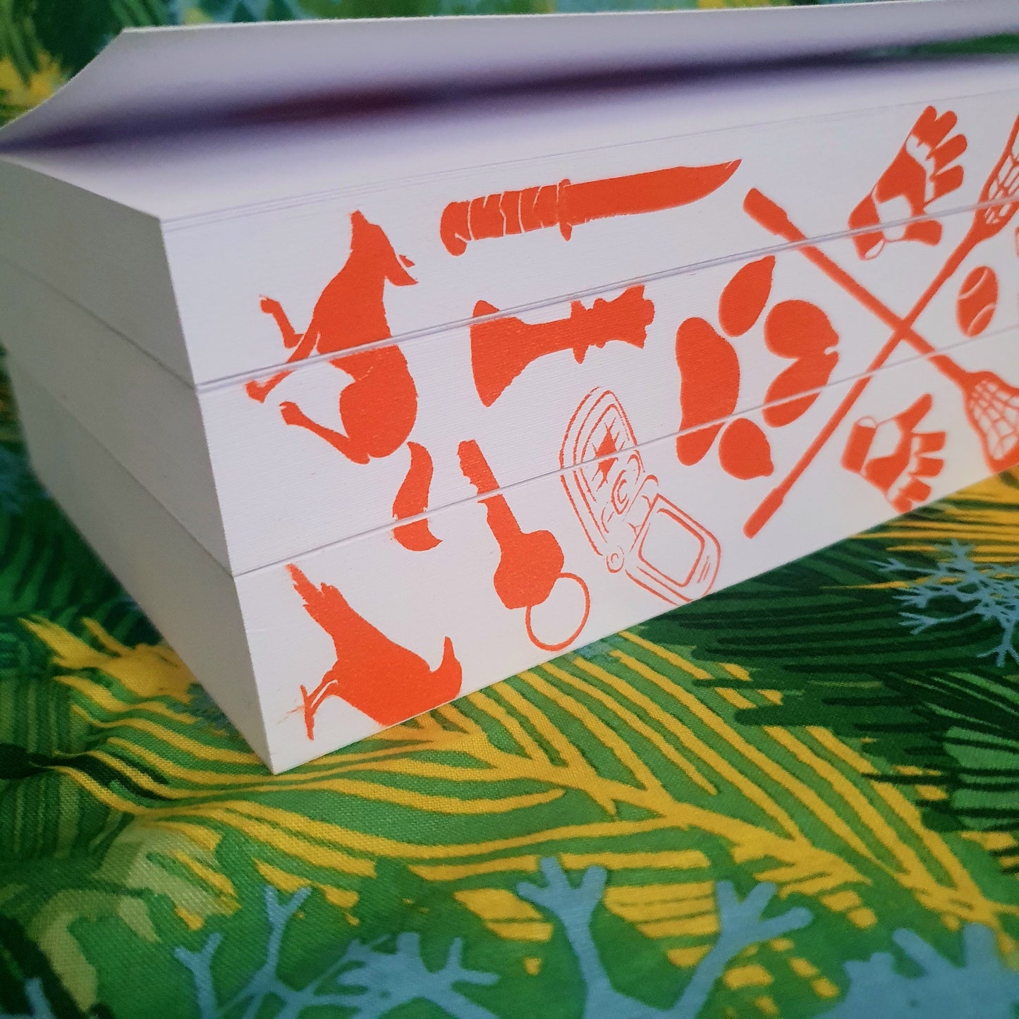 All For The Game Trilogy | Stencil Sprayed Edges