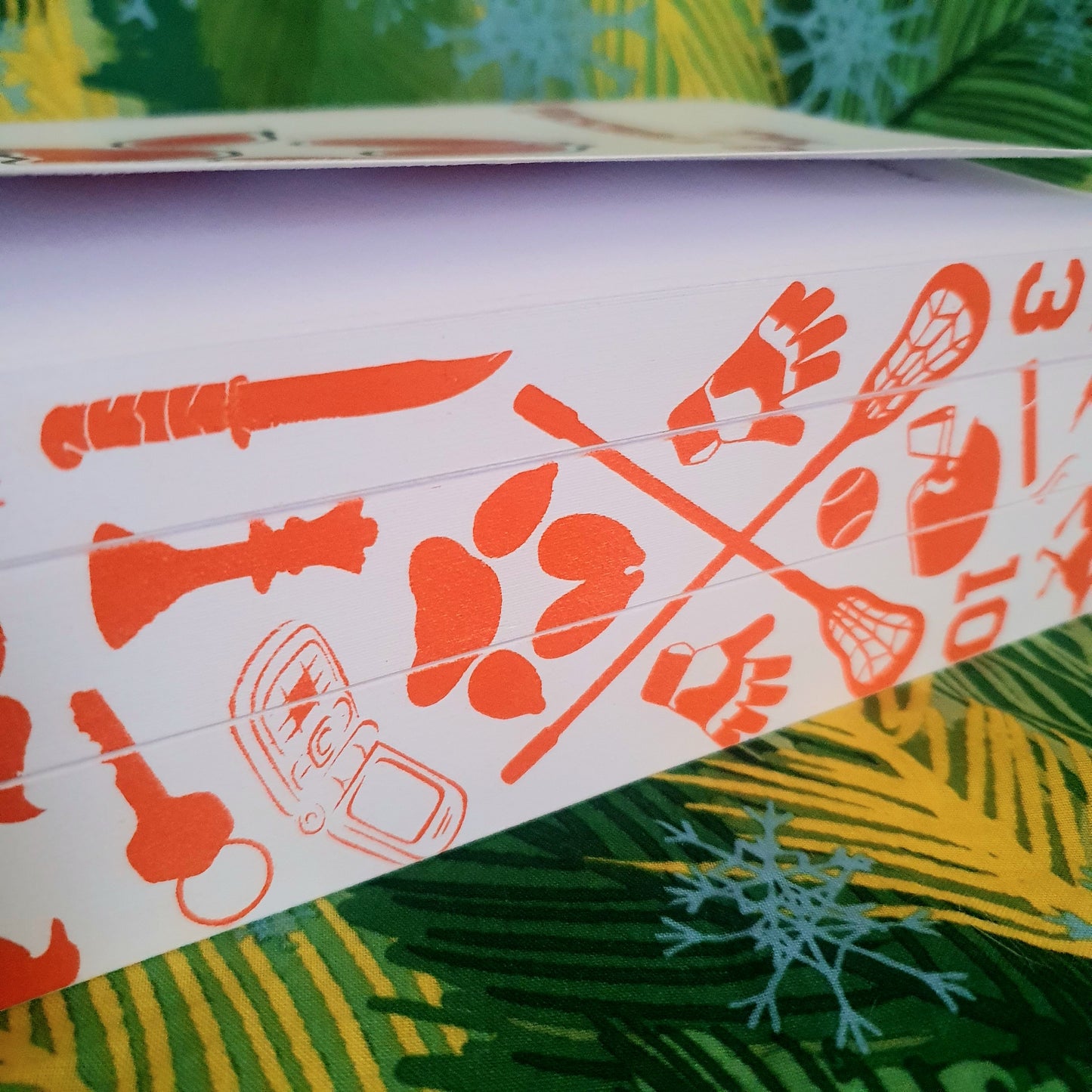 All For The Game Trilogy | Stencil Sprayed Edges