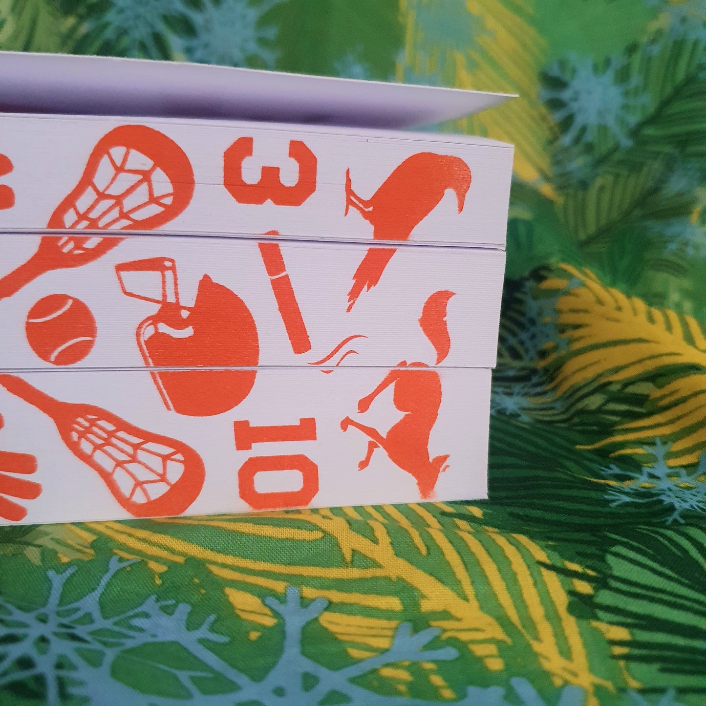 All For The Game Trilogy | Stencil Sprayed Edges