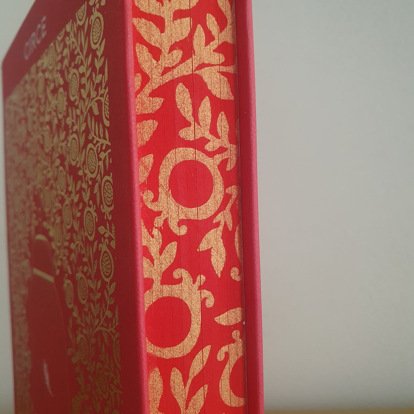 Circe With Shimmery Stencil Sprayed Edges