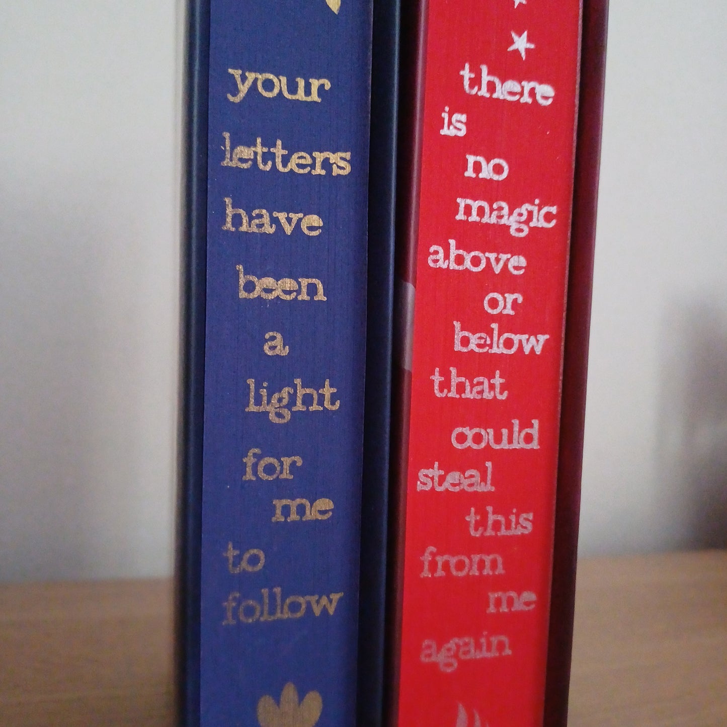 Letters of Enchantment Duology with Shimmery Stencilled Edges