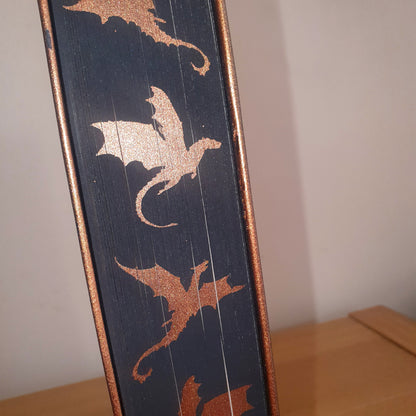 Iron Flame Stencilled Dragon Edges