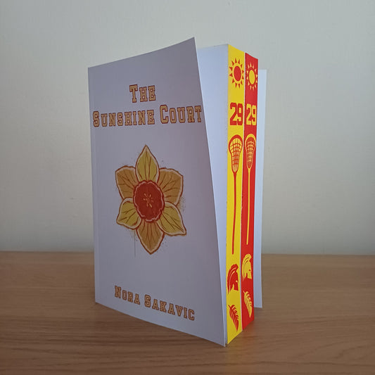 The Sunshine Court by Nora Sakavic | Stencil Sprayed Edges